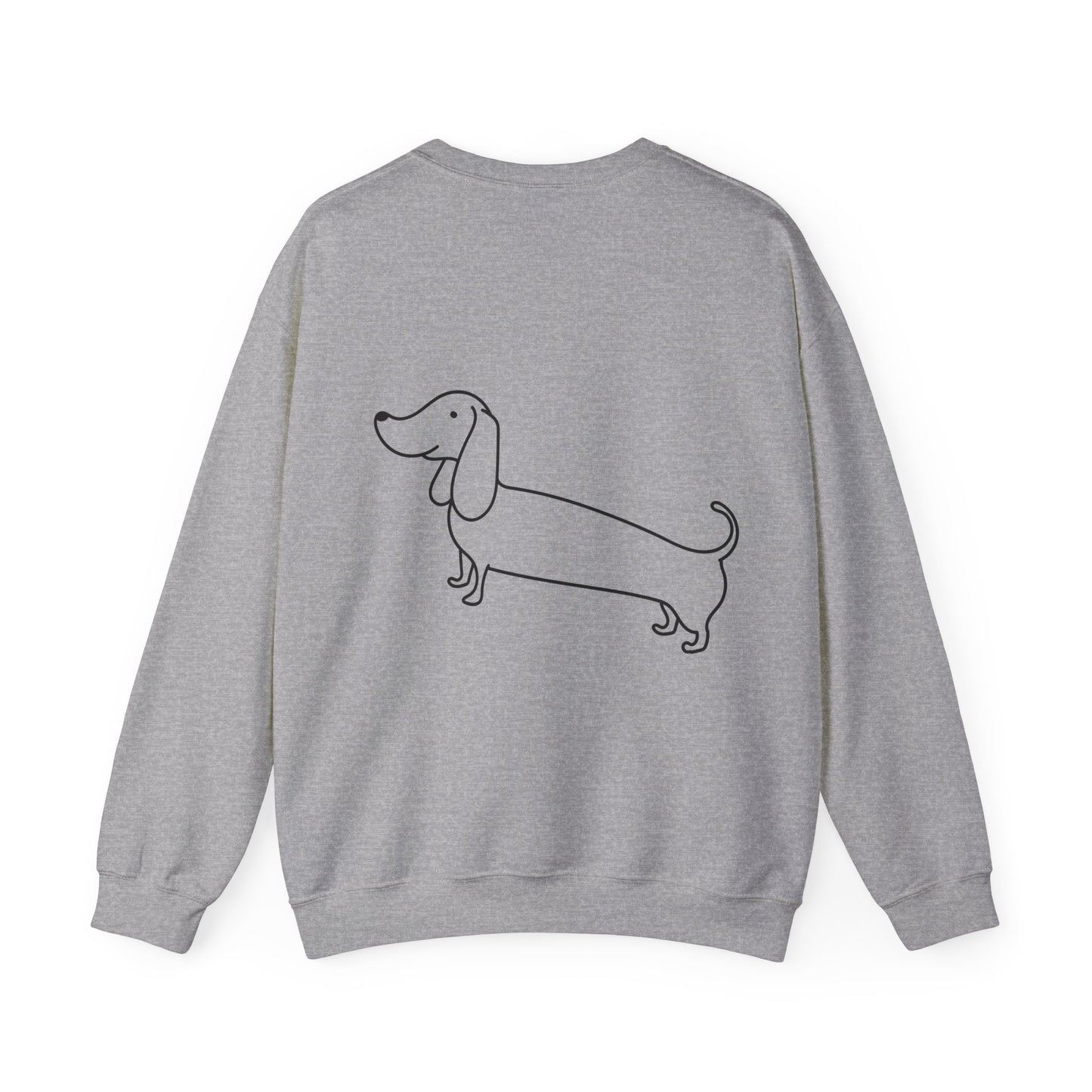 Dachshund Paw Prints Crewneck Sweatshirt, Cozy Pet Lover Gift, Unisex Sweatshirt