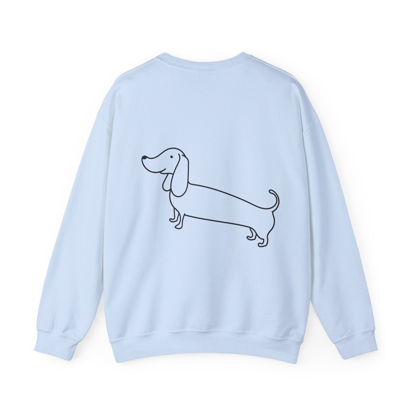 Dachshund Paw Prints Crewneck Sweatshirt, Cozy Pet Lover Gift, Unisex Sweatshirt