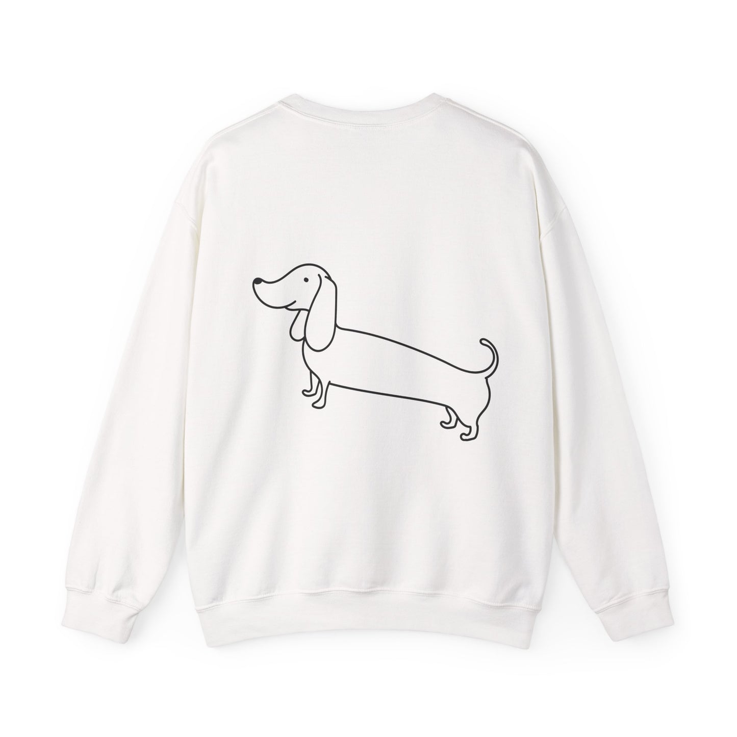 Dachshund Paw Prints Crewneck Sweatshirt, Cozy Pet Lover Gift, Unisex Sweatshirt