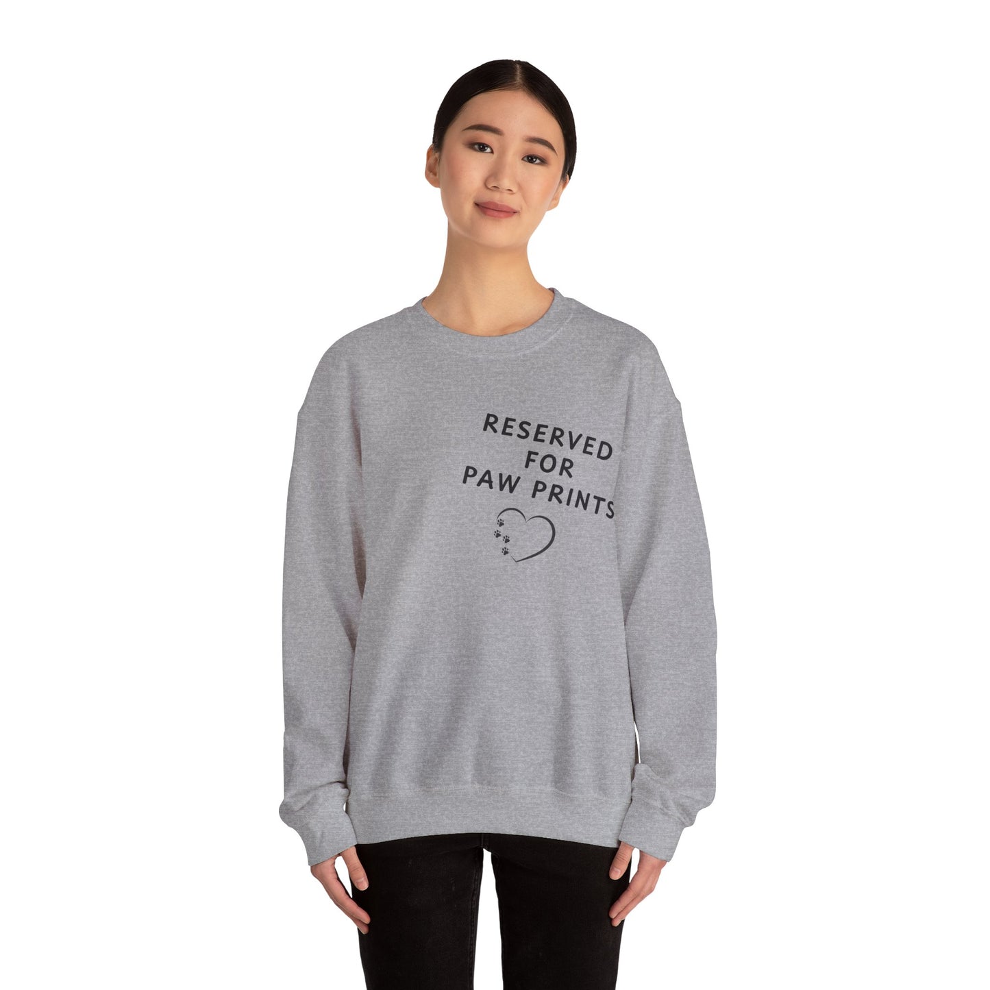 Dachshund Paw Prints Crewneck Sweatshirt, Cozy Pet Lover Gift, Unisex Sweatshirt