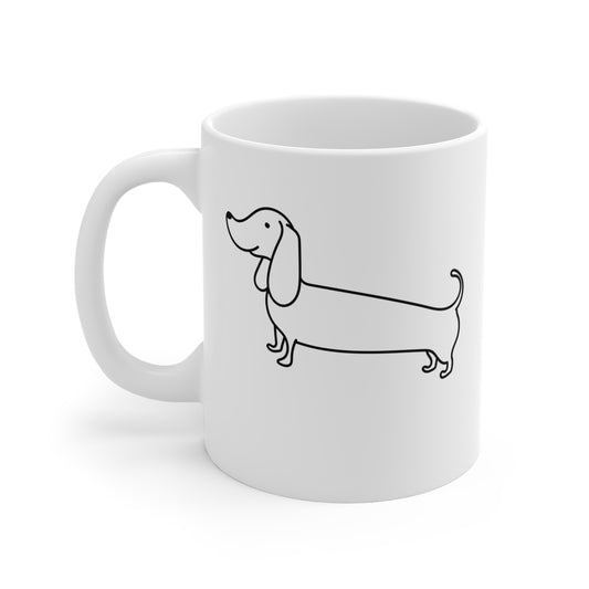 Dachshund Pet Lover Mug, Cute Animal Gift, Coffee Cup for Dog